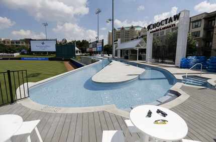  Another view of the Choctaw Lazy River at Dr Pepper Ballpark in Frisco. (Vernon...