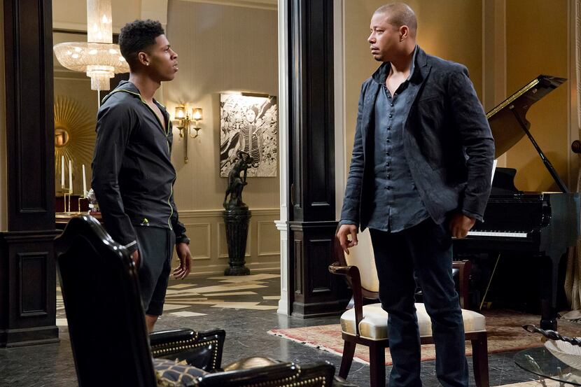 Hakeem and Lucious Lyon always look ready to fight, don't they? Poor 'Keem. 