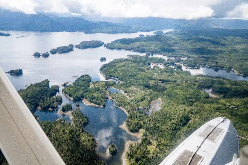 There's only one way to reach Waterfall Resort - by sea plane 