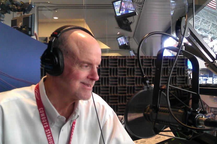 Roger Emrich reports for KRLD at a Dallas Cowboys game. He will take over as the stadium's...