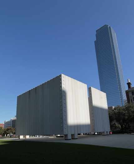 The JFK Memorial in downtown Dallas on Nov. 12, 2013.