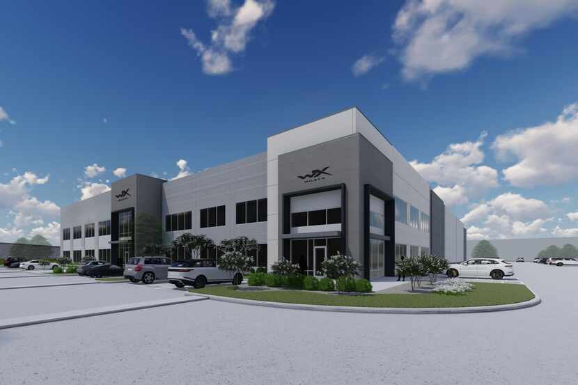 A rendering of protective eyewear company Wiley X's new headquarters being built in Frisco....