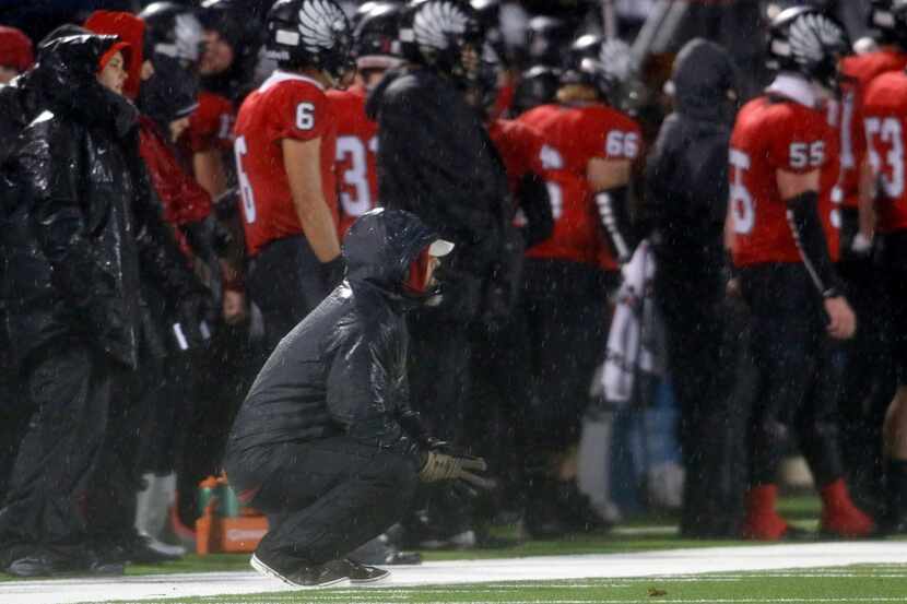 A solemn Argyle sideline was the result of an offensive miscue which lead to a Waco La Vega...