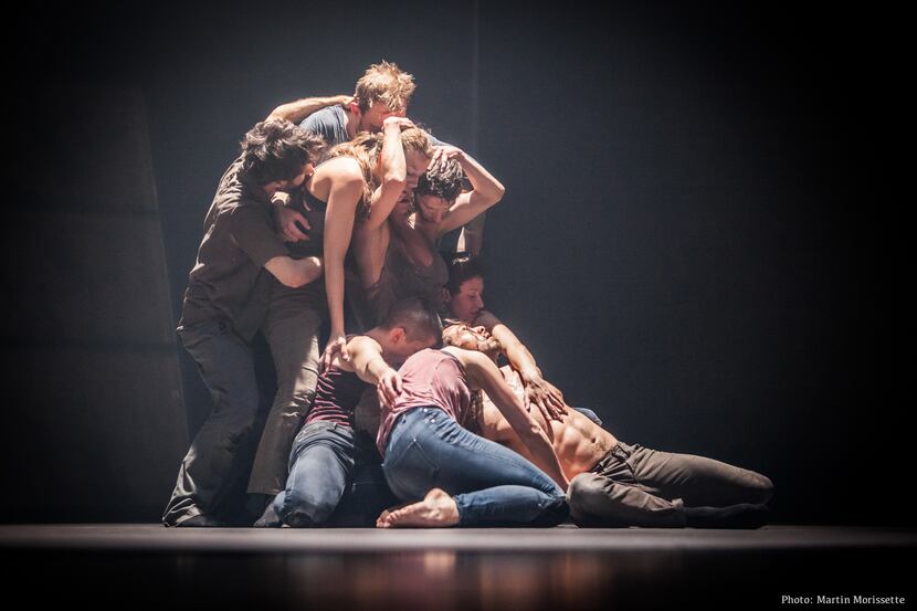 A scene from Alan Lake Factori(e)'s "Le cri des méduses," which is coming to the TITAS/Dance...