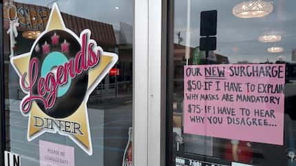 After the owners of Legends Diner in Denton posted a sign on the restaurant, the restaurant...