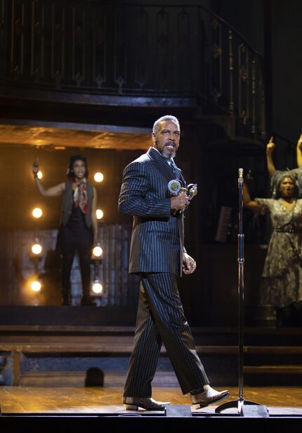 Kevyn Morrow as Hades, king of the underworld, in the North American tour of "Hadestown."