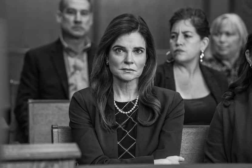 Marie Schrader (Betsy Brandt) is in an Albuquerque court as Jimmy McGill appears before a...