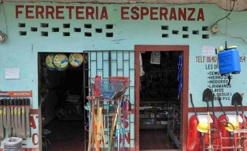
This hardware store in the town of Moyogalpa is typical of street scenes on the island.
