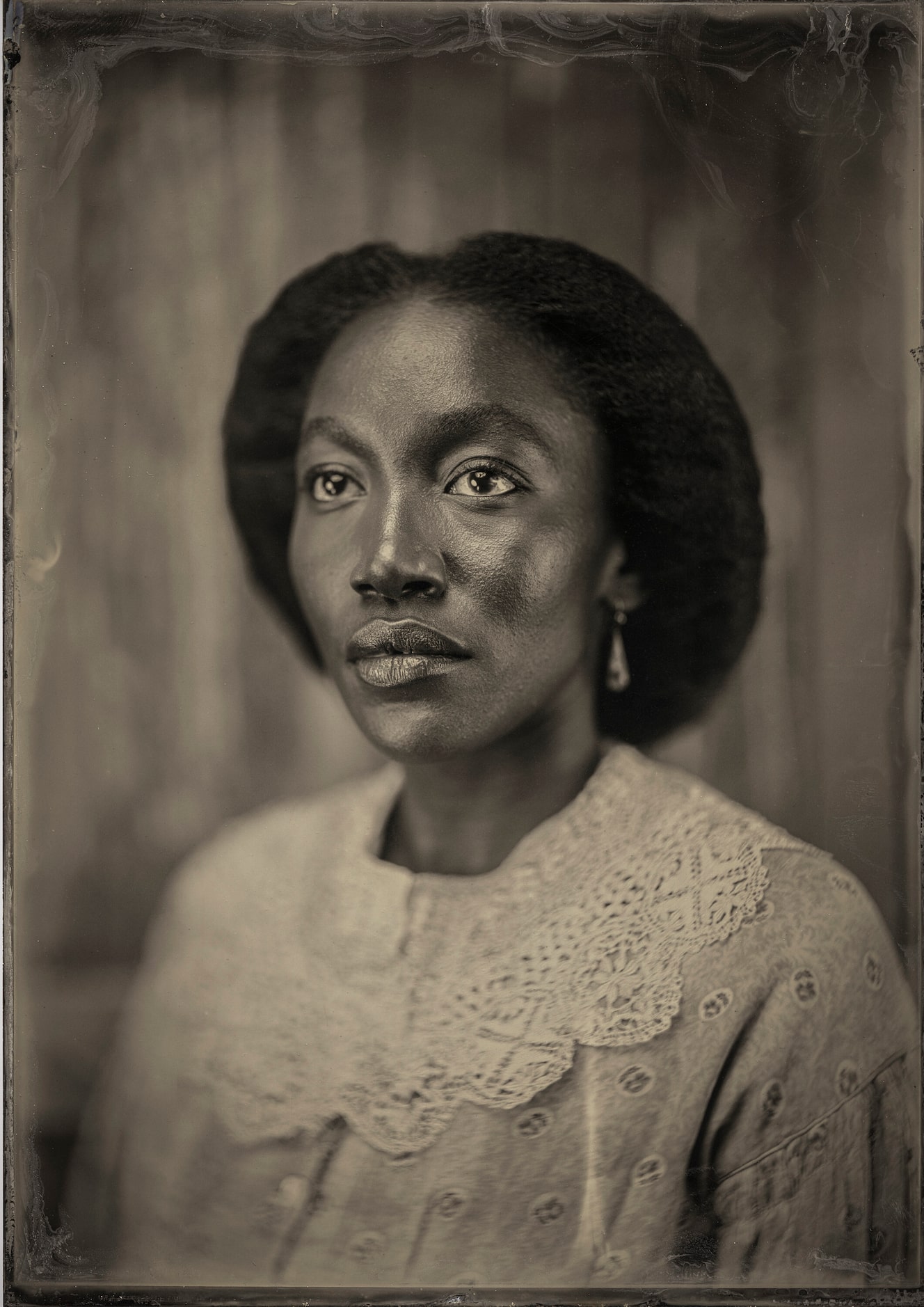 Paramount+ is promoting its Western drama, "Lawmen: Bass Reeves," with this tintype-style...