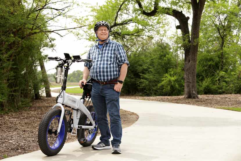 Steve Lavine finds he uses his electric bike far more than his road bike.