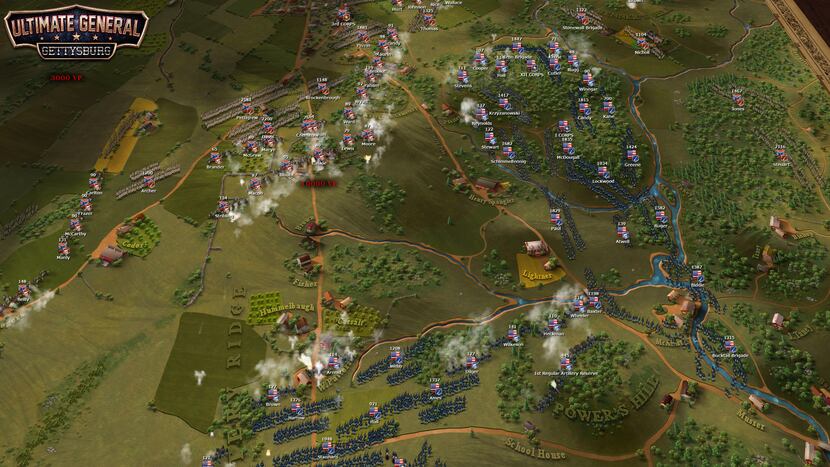 The PC version of Ultimate General: Gettysburg