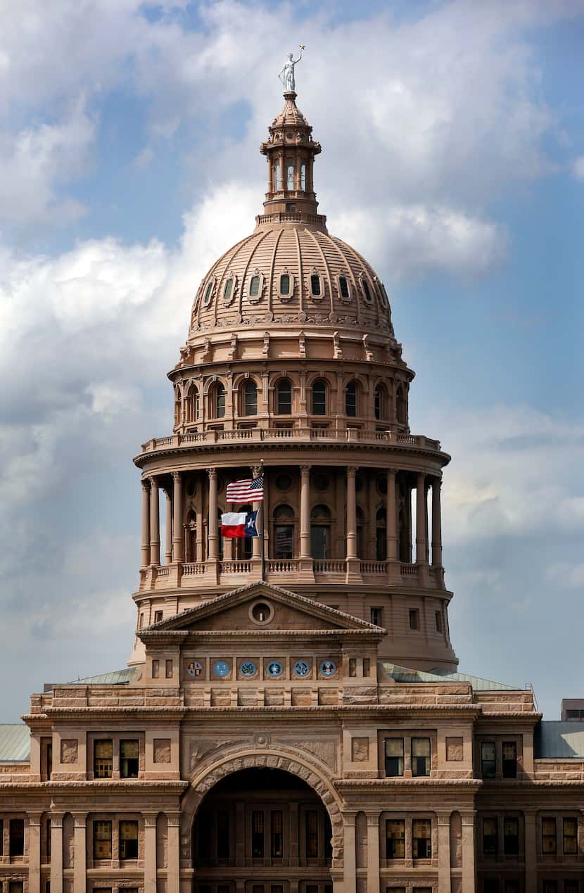 An exterior view of Texas Capitol in Austin, Texas, Wednesday, May 22, 2019. (Tom Fox/The...