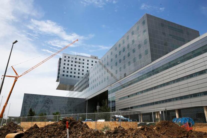 
The new Parkland Memorial Hospital on Harry Hines Boulevard won’t open until next May. The...