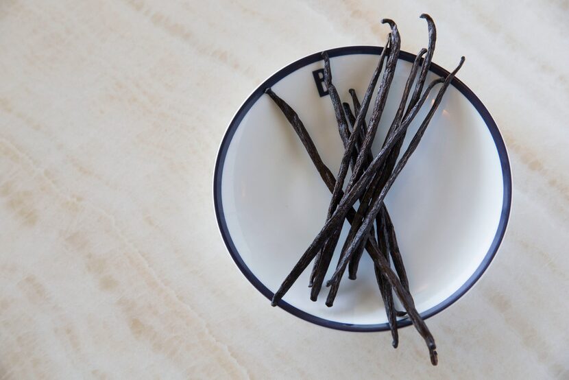 Vanilla beans at Bullion restaurant in Dallas