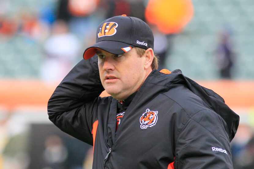 FILE - In this Jan. 1, 2012 file photo, Cincinnati Bengals offensive coordinator Jay Gruden...