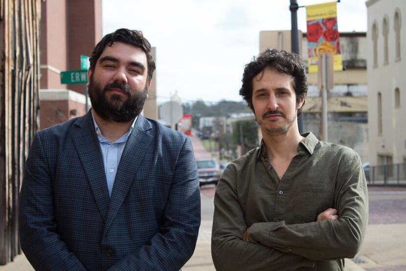 Director and producer Joel Fendelman (left) and producer James Chase Sanchez of the PBS...