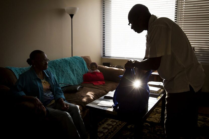 Herbert packs Laura's bag for her trip to the senior club as the morning sun streams into...