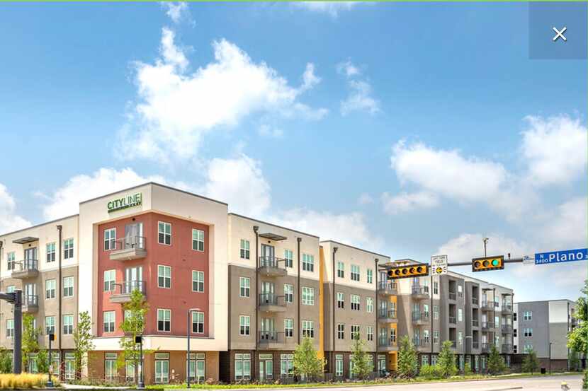 The CityLine Park apartments are on Plano Road south of Bush Turnpike.