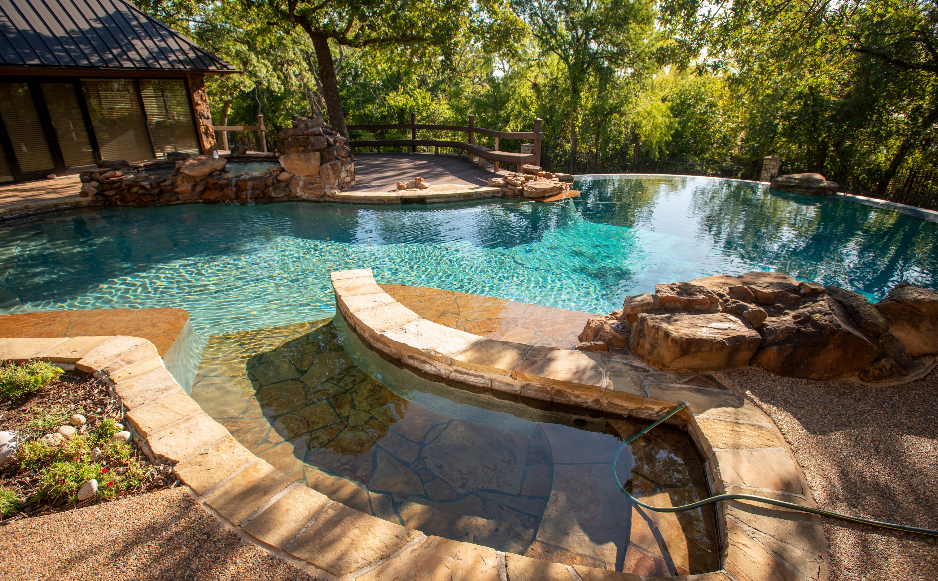 Pool at main house at 5101 Kensington Ct., in Flower Mound, Texas on August 19, 2020....