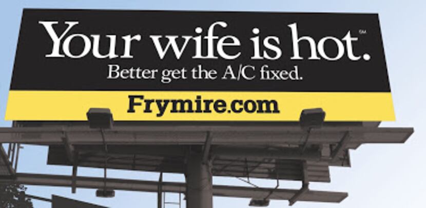 Frymire received national attention several years ago with this provocative billboard. It...