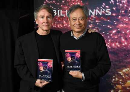 Author Ben Fountain and director Ang Lee attended the "Billy Lynn's Long Halftime Walk"...