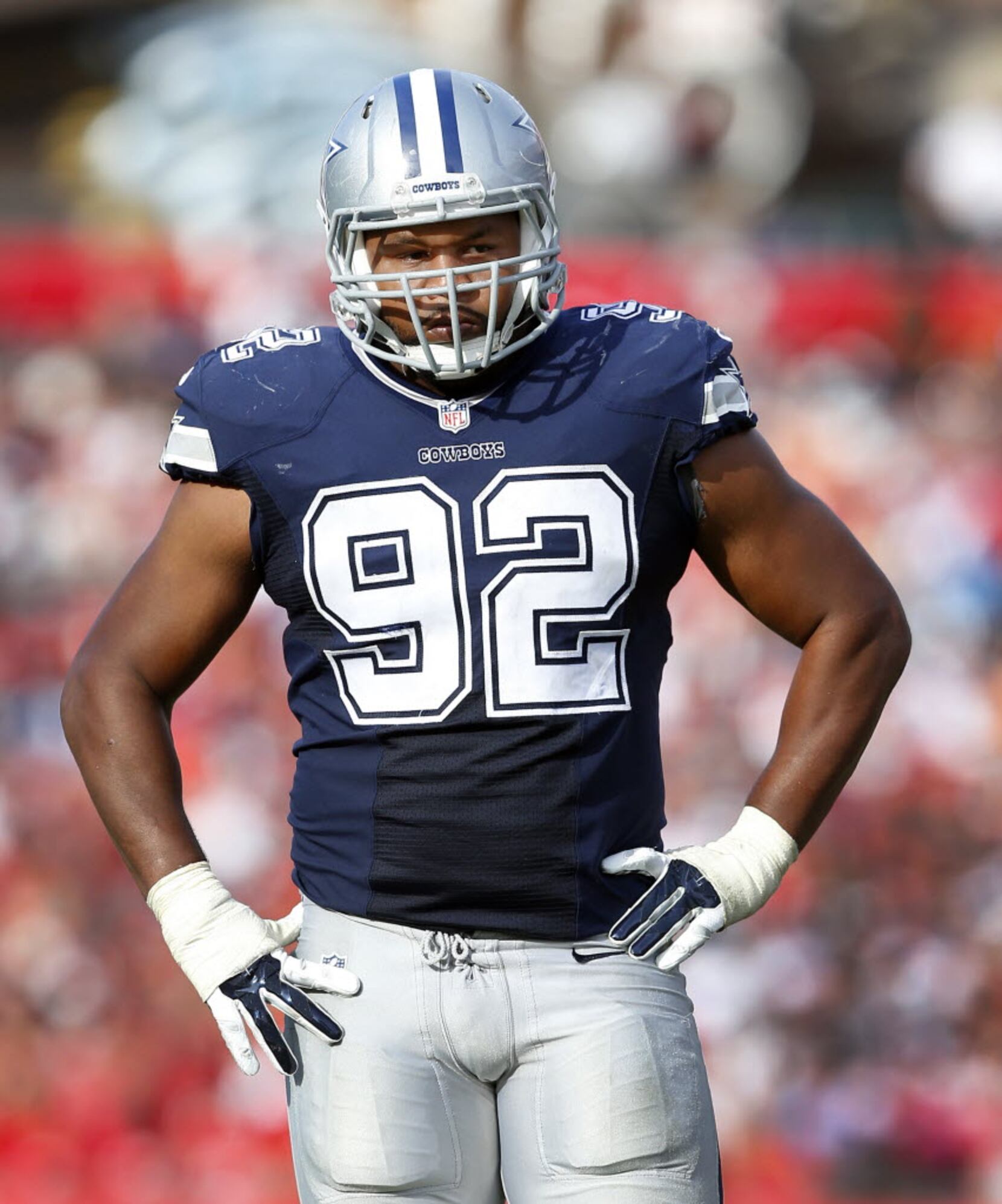 Dallas Cowboys defensive end Jeremy Mincey (92) in action in an