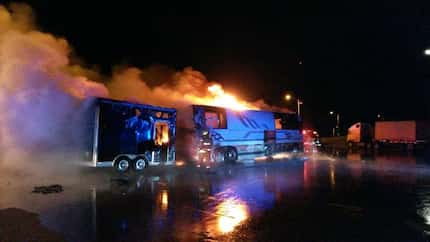 The Eli Young Band's bus, which they had used for six years, was a total loss.