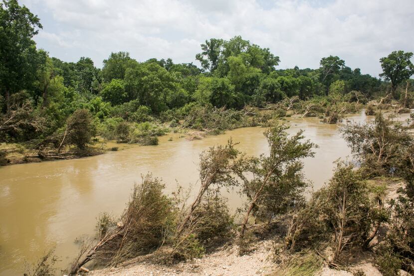  Flood damage along the Blanco River