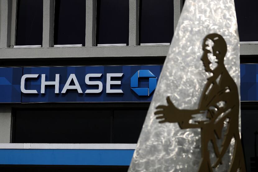 LOS ANGELES, CA - JANUARY 18:  A sign is posted on the exterior of a Chase Bank branch on...