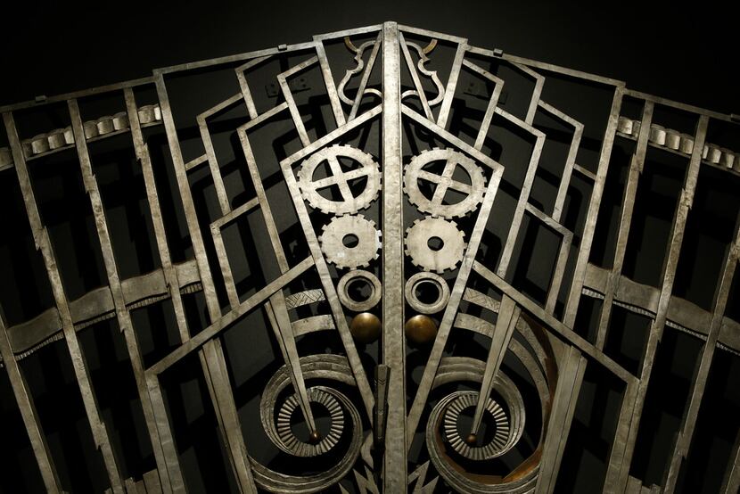 The 'Chanin Building Gate'  by Rene Paul Chambellan in the "Cult of the Machine:...