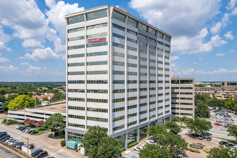 The Gateway Tower on LBJ Freeway was built in 1982.