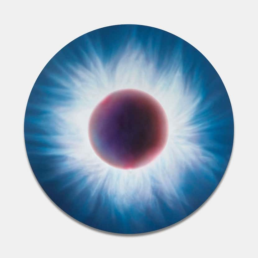 Marc Quinn's oil on canvas painting, Solar Eclipse Northern Hemisphere August 11th 1999,...