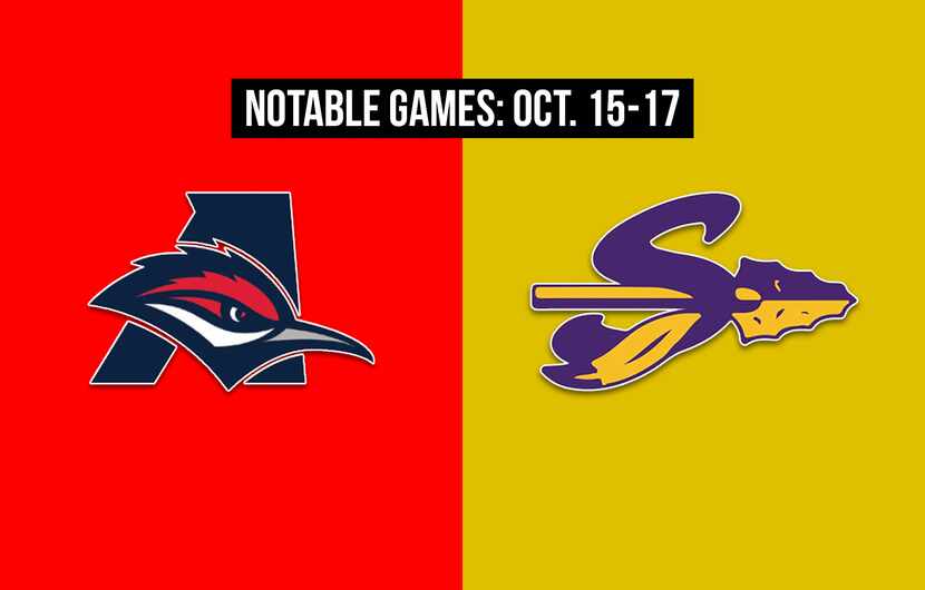 Notable games for the week of Oct. 15-17 of the 2020 season: Aubrey vs. Sanger.