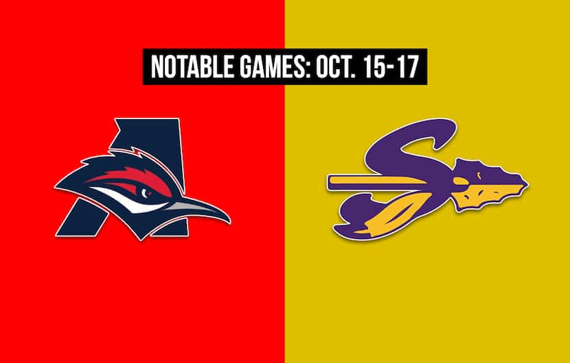 Notable games for the week of Oct. 15-17 of the 2020 season: Aubrey vs. Sanger.