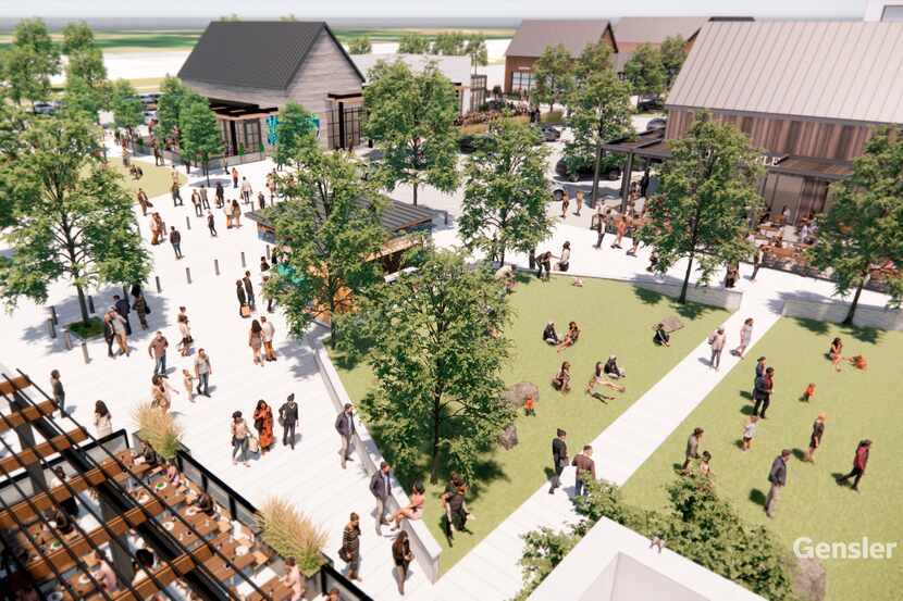 The more than 50-acre mixed-use project is on U.S. 380 in McKinney.