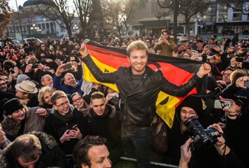 Nico Rosberg es el actual rey de la F-1. Foto AP