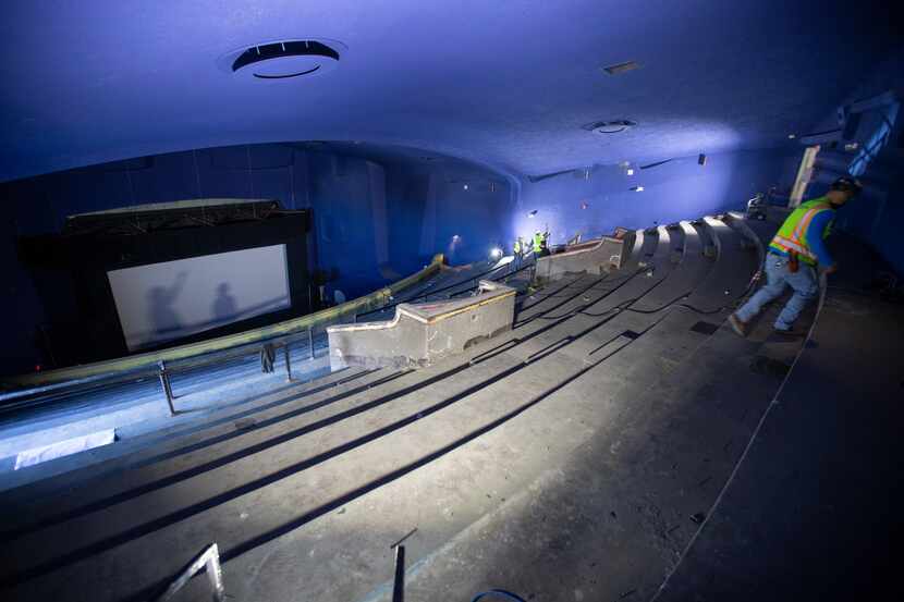 The new theater will be accessible through the balcony’s original stairwell, which has been...
