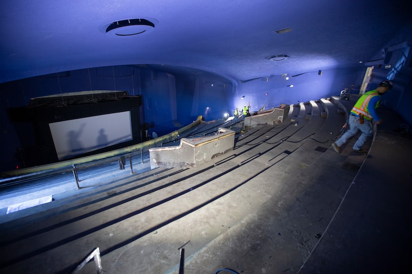 The new theater will be accessible through the balcony’s original stairwell, which has been...