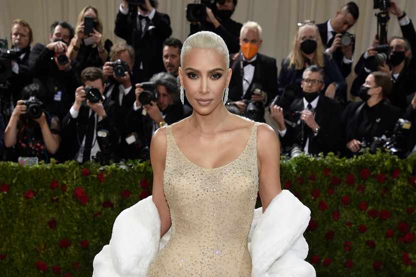 Kim Kardashian en la gala benéfica del MET, el 2 de mayo de 2022 en Nueva York. La socialité...