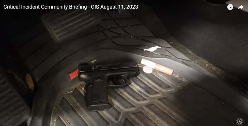Mesquite police said a handgun was found in the 16-year-old's vehicle after he was fatally...