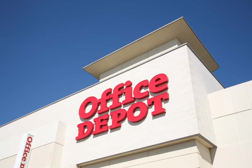 Office Depot's new coworking center is in the retailer's store on Airport Freeway in Irving.