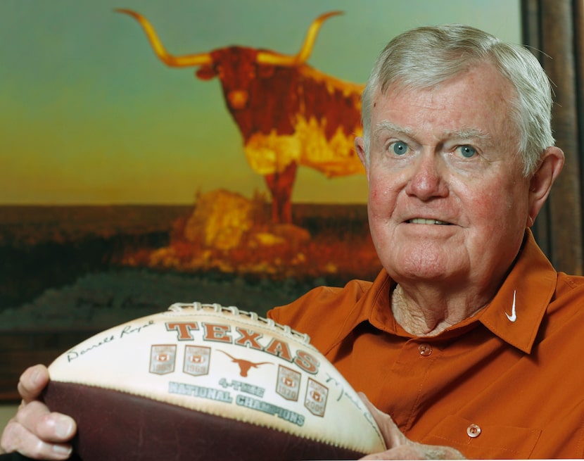 Former Texas head football coach Darrell Royal is shown at his apartment complex Tuesday,...