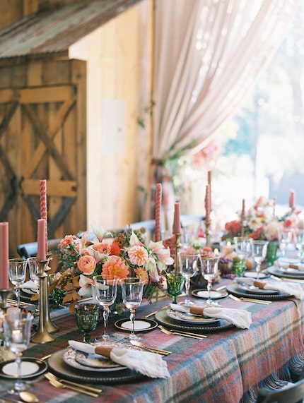 Floral and event designer Maxine Owens suggests incorporating patterns and texture into your...