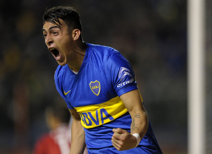 Cristian Pavón y Boca Juniors enfrentan al Nacional de Montevideo en cuartos. Foto GETTY IMAGES