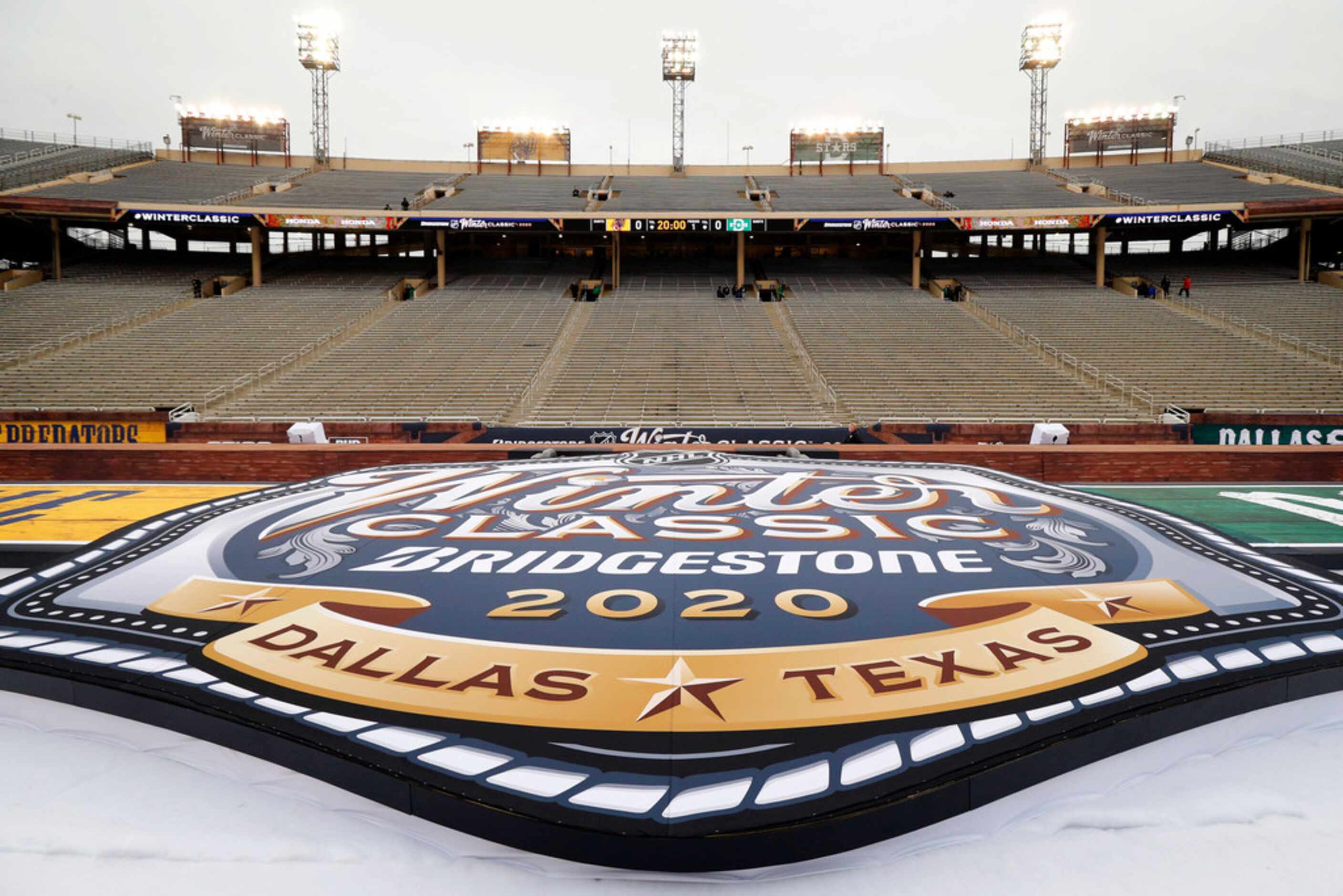 The Dallas Stars will face off in the NHL Winter Classic hockey game against the Nashville...