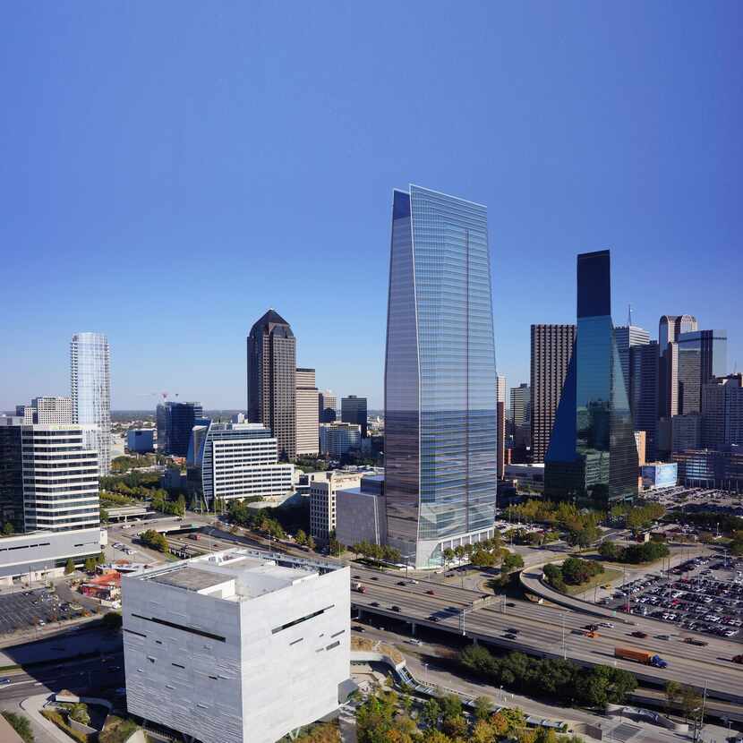 Ross Perot Jr.'s HIllwood development company has done design concepts for a new skyscraper...