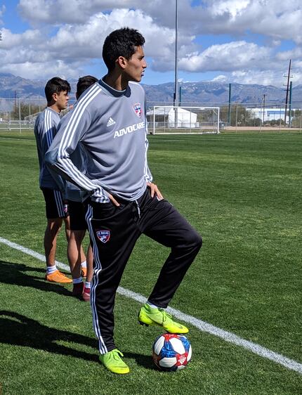 Ricardo Pepi was one of three North Texas SC players FC Dallas brought with them on their...