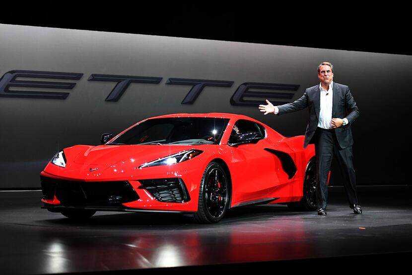 TUSTIN, CA - JULY 18: Mark Reuss, president of General Motors Company, unveils the 2020...