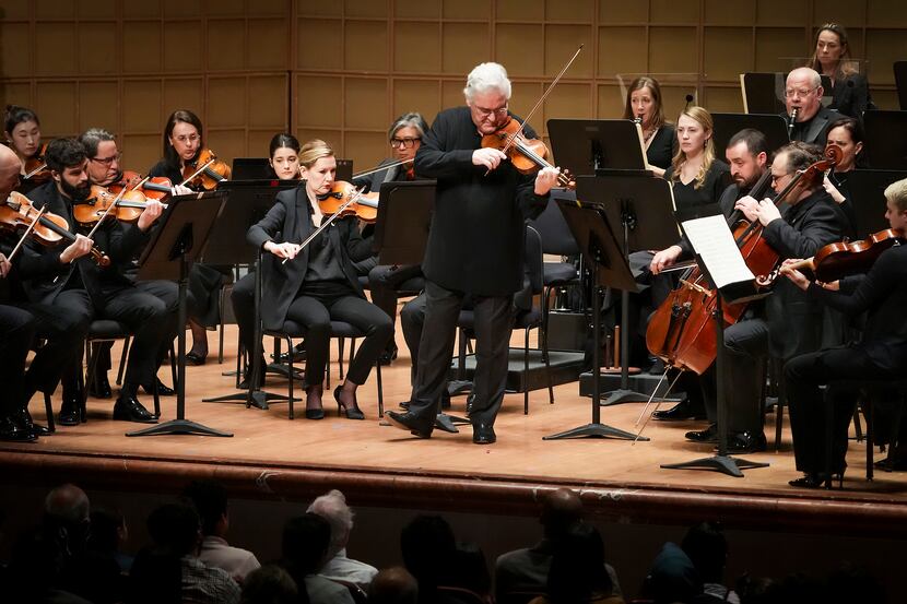 Pinchas Zukerman plays and conducts Beethoven’s Violin Concerto in D major with the Dallas...