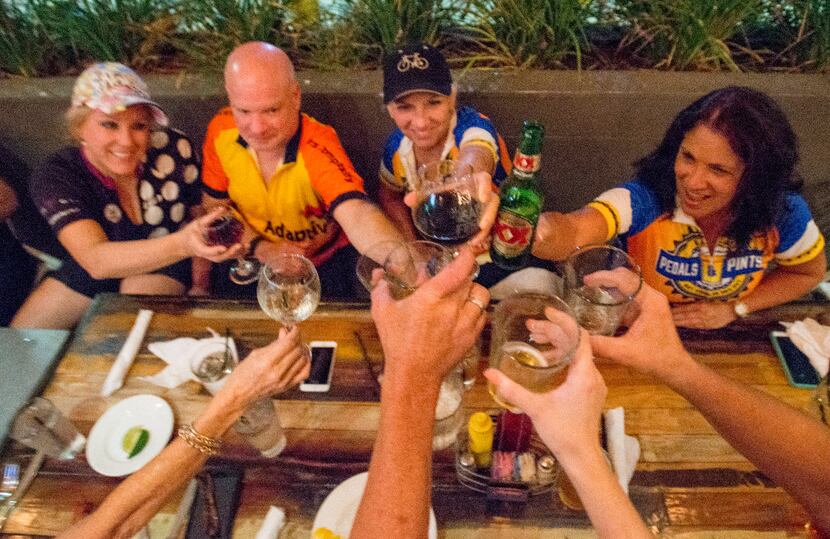 Pedals and Pints is a Dallas-based cycling group that usually goes for beers post-ride at...